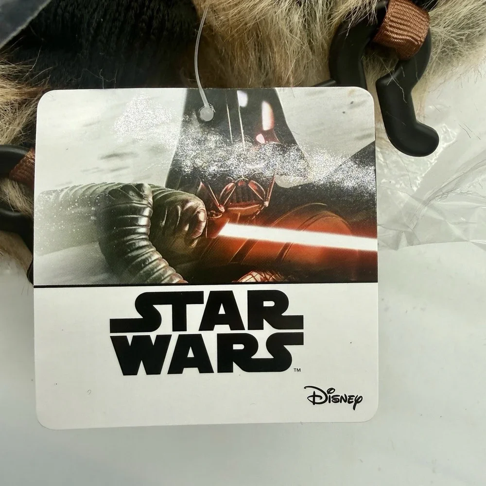 Disney Star Wars‎ Slippers Chewbacca Faux Fur KIDS Size Large 9-10 STF6514ASW